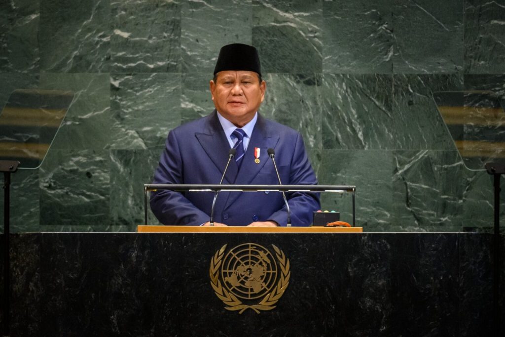 Prabowo Subianto di PBB