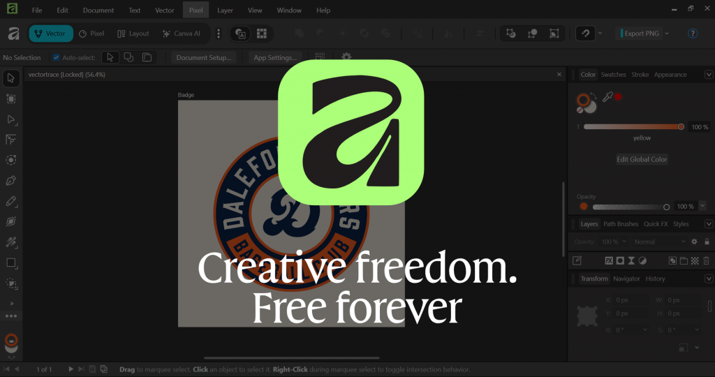 Affinity by Canva. Sumber: Tim Warta Jiwa
