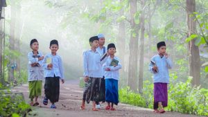 Ilustrasi Santri. sumber: pinterest @musthofa6457