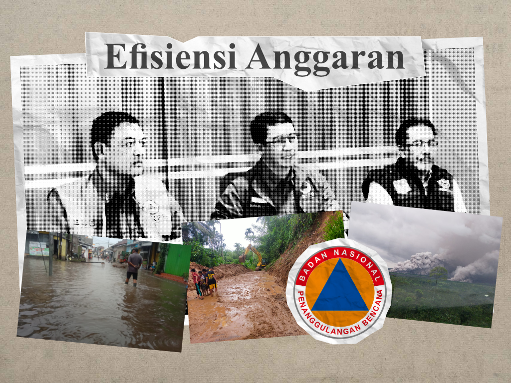 Ilustrasi Efisiensi Anggaran BNPB. Sumber Foto BNPB RI disadur langsung oleh Ade Setiawan