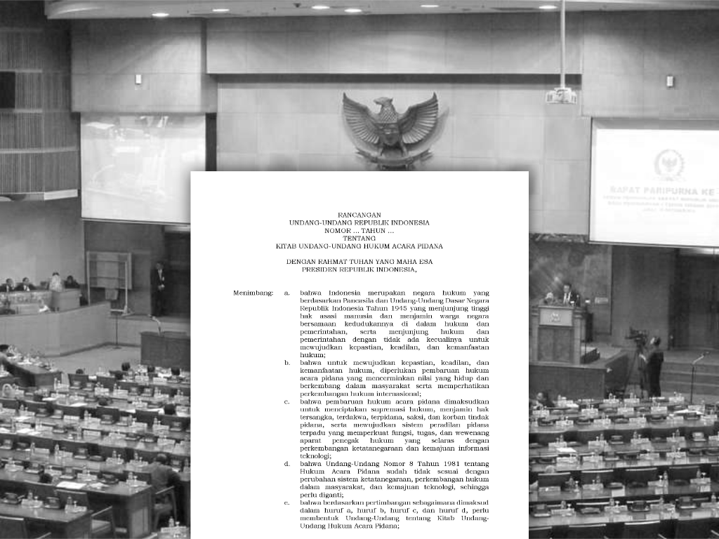 Draft RKUHAP, rapat paripurna pengesahan Revisi KUHAP 18 November 2025