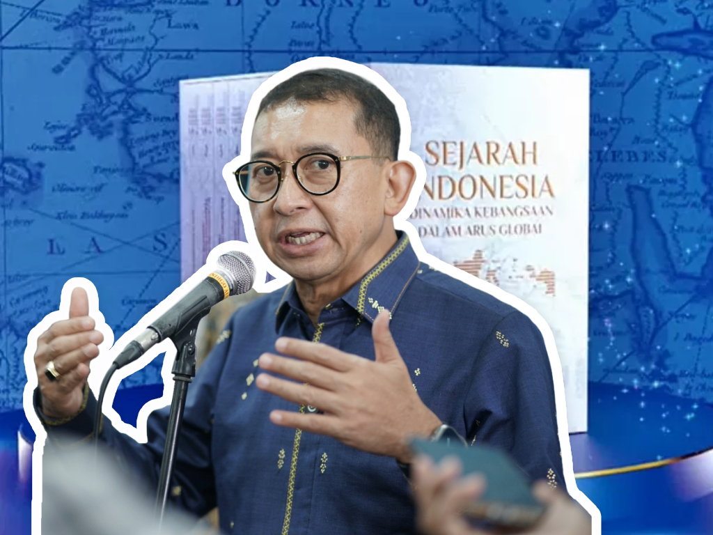 Ilustrasi Peluncuran Buku Sejarah Indonesia oleh Menteri Kebudayaan Fadli Zon. Redaksi Wartajiwa