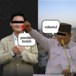 Ketua BEM UGM Tiyo Ardianto memberikan keterangan terkait teror yang dialaminya pasca mengkritik Presiden Prabowo