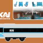 Kereta Ekonomi Kerakyatan PT KAI untuk mudik Lebaran 2026 dengan kapasitas 93 orang konfigurasi kursi 3-2.