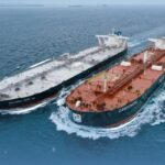 Kapal tanker minyak di perairan Selat Hormuz di tengah krisis energi Indonesia Maret 2026