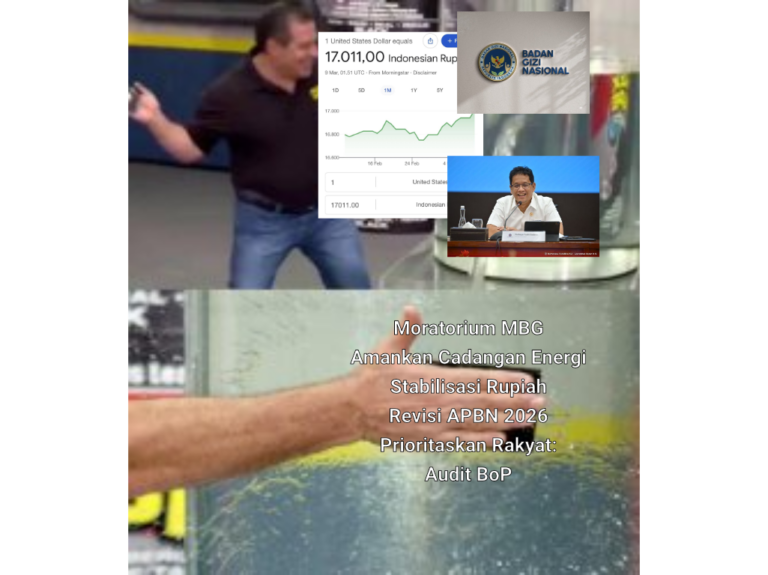 Makan Bergizi Gratis (MBG) yang tetap dipertahankan pemerintah meski program ini telah menyerap anggaran Rp36,6 triliun di tengah krisis fiskal.