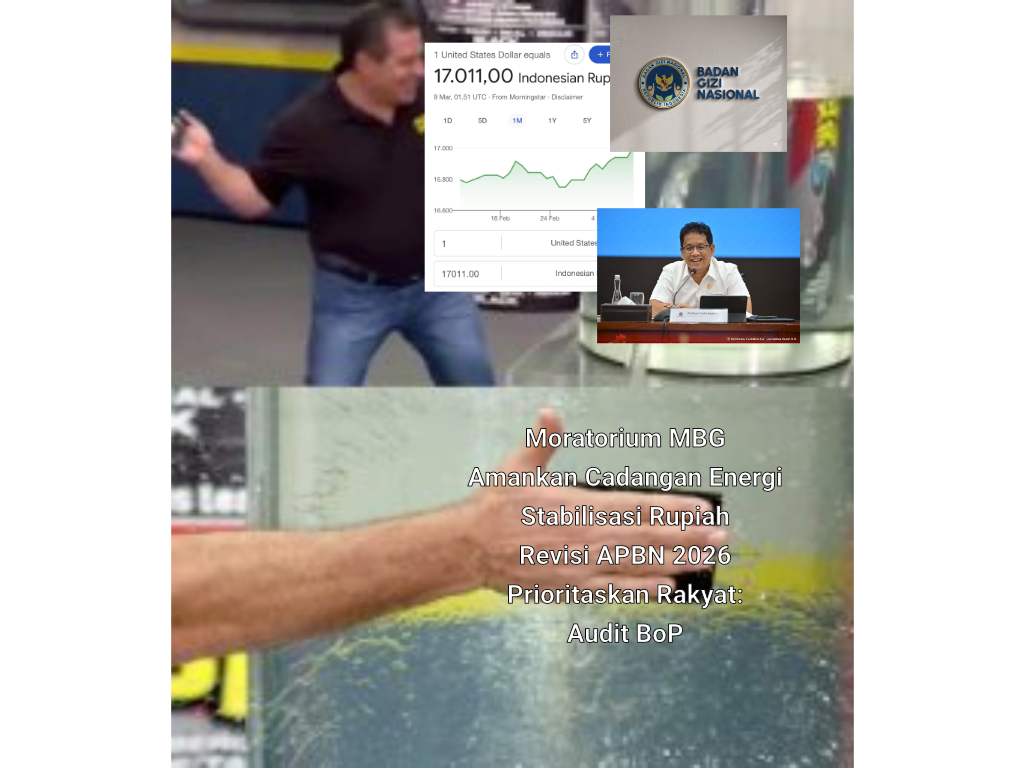 Makan Bergizi Gratis (MBG) yang tetap dipertahankan pemerintah meski program ini telah menyerap anggaran Rp36,6 triliun di tengah krisis fiskal.